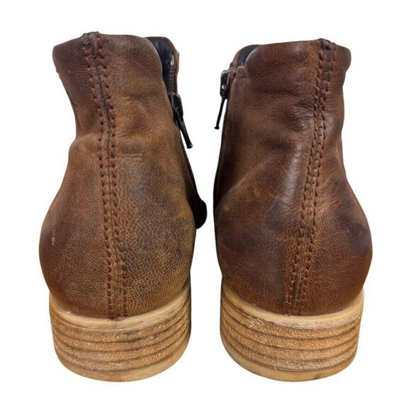 Josef Seibel Womens Sienna 97 Camel Washed Leather Ankle Boots Booties 39 8 8.5 - Picture 11 of 16